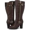 imageMysoft Womens Extra Wide Calf Knee High Boots With Chunky Block Heel Round Toe and Side Zipper
