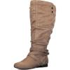 Brown Extra Wide Calf