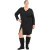 imagemysoft Womens Wide Calf Knee High Boots Flat Tall Boots with Side ZippersBlack Extra Wide Calf