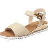 imagemysoft Womens Comfortable Wedge Sandals Casual Espadrilles Ankle Strap Open Toe Walking Summer ShoesNatural