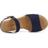 imagemysoft Womens Comfortable Wedge Sandals Casual Espadrilles Ankle Strap Open Toe Walking Summer ShoesNavy