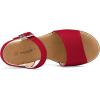 imagemysoft Womens Comfortable Wedge Sandals Casual Espadrilles Ankle Strap Open Toe Walking Summer ShoesRed