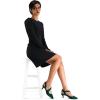 imagemysoft Womens Dress Shoes Low Heels 2 inch Kitten Pumps Slingback Wedding Party MediumWide Width ShoesGreen