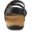 imagemysoft Womens Arch Support Sandals Orthotic Comfortable Walking Sandals Lightweight Adjustable Summer Outdoor ShoesBlack