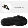 imagemysoft Womens Arch Support Sandals Orthotic Comfortable Walking Sandals Lightweight Adjustable Summer Outdoor ShoesBlack