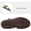 imagemysoft Womens Arch Support Sandals Orthotic Comfortable Walking Sandals Lightweight Adjustable Summer Outdoor ShoesTaupe