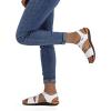 imagemysoft Womens Arch Support Sandals Orthotic Comfortable Walking Sandals Lightweight Adjustable Summer Outdoor ShoesWhite