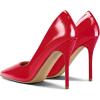 imagemysoft Womens High Heels Pumps Closed Pointed Toe Stiletto 4IN Heels Dress Wedding ShoesRed Patent