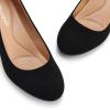 imagemysoft Womens Pumps Low Chunky Block Heel Round Toe Comfortable Dress ShoesBlack Nubuck