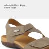 imagemysoft Womens Arch Support Sandals Orthotic Comfortable Walking Sandals Lightweight Athletic Outdoor Hiking ShoesTaupe