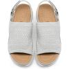 imagemysoft Womens Comfortable Air Cushion Support Walking Sandals Breathable Knit Slingback Platform ShoesGrey
