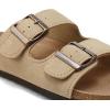 imagemysoft Womens Flat Sandals Cork Footbed Slides 2 Straps Adjustable Buckle Slip On Summer with Comfort ShoesKhaki