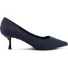 imagemysoft Womens Pumps 2 inch Kitten Heel Pointed Toe Low Heel Dress ShoesNavy Knitting