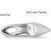 imagemysoft Kitten Heels for Women Low Heel Pumps 2 Inch Closed Toe Wedding Dress ShoesSilver