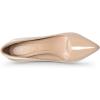 imagemysoft Womens High Heels Pumps Closed Pointed Toe Stiletto 4IN Heels Dress Wedding ShoesNude Patent