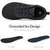imagemysoft Womens Wide Toe Box Barefoot Shoes Zero Drop Minimalist Sneakers with Removable Insole for Bunions Walking ampamp TrainingAll Black