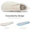 imagemysoft Womens Wide Toe Box Barefoot Shoes Zero Drop Minimalist Sneakers with Removable Insole for Bunions Walking ampamp TrainingBeige