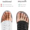 imagemysoft Womens Wide Toe Box Barefoot Shoes Zero Drop Minimalist Sneakers with Removable Insole for Bunions Walking ampamp TrainingBlackGum