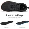 imagemysoft Womens Wide Toe Box Barefoot Shoes Zero Drop Minimalist Sneakers with Removable Insole for Bunions Walking ampamp TrainingBlackGum