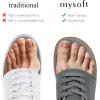 imagemysoft Womens Wide Toe Box Barefoot Shoes Zero Drop Minimalist Sneakers with Removable Insole for Bunions Walking ampamp TrainingDark GreyGum