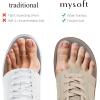imagemysoft Womens Wide Toe Box Barefoot Shoes Zero Drop Minimalist Sneakers with Removable Insole for Bunions Walking ampamp TrainingKhakiGum