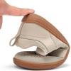 imagemysoft Womens Wide Toe Box Barefoot Shoes Zero Drop Minimalist Sneakers with Removable Insole for Bunions Walking ampamp TrainingKhakiGum