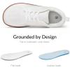imagemysoft Womens Wide Toe Box Barefoot Shoes Zero Drop Minimalist Sneakers with Removable Insole for Bunions Walking ampamp TrainingWhiteGum
