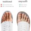 imagemysoft Womens Wide Toe Box Barefoot Shoes Zero Drop Minimalist Sneakers with Removable Insole for Bunions Walking ampamp TrainingWhiteGum