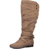 Brown Extra Wide Calf