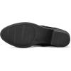 imagemysoft Womens Ankle Boots Low Chunky Heel Round Toe Casual Comfortable Short Booties with Side ZipperBlack Suede