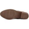 imagemysoft Womens Ankle Boots Low Chunky Heel Round Toe Casual Comfortable Short Booties with Side ZipperBrown Pu