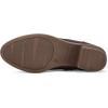 imagemysoft Womens Ankle Boots Low Chunky Heel Round Toe Casual Comfortable Short Booties with Side ZipperDark Brown Pu