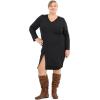 imagemysoft Womens Extra Wide Calf Boots Knee High Slouchy Flat Wide Width Tall Shoes Side ZippersDark Brown Wide Calf