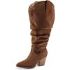 Brown Extra Wide Calf