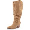Tan Wide Calf