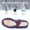 imagemysoft Womens Snow Boots Waterproof Insulated Warm LaceUp Winter Booties for OutdoorPurple