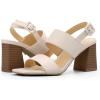 imagemysoft Womens Block Heels Chunky Square Open Toe Sandals Ankle Strap Stacked 3 inch Heeled Dress ShoesNude