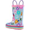 imagemysoft boys Rain BootsColorful Flower