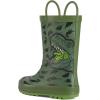 imagemysoft boys Rain BootsGreen Dinosaur