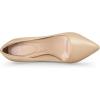 imagemysoft Womens High Heels Pumps Closed Pointed Toe Stiletto 4IN Heels Dress Wedding ShoesNude Pu