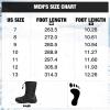 imagemysoft Mens Winter Snow Boots Waterproof Insulated MidCalf Hiking Boot Fur Lined Warm Outdoor Tall Shoes LightweightBlacknew