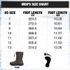 imagemysoft Mens Winter Snow Boots Waterproof Insulated MidCalf Hiking Boot Fur Lined Warm Outdoor Tall Shoes LightweightBrownnew