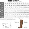imagemysoft Womens Wide CalfExtra Wide Calf Knee High Boots Slouchy Flat Tall Boots with Side Zipper