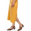 image:imagemysoft Womens Dress Shoes Low Heels 2 inch Kitten Pumps Slingback Wedding Party MediumWide Width ShoesBrown Pu