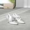 image:imagemysoft Womens Pumps Pointed Toe 3 inch Dress Shoes SilverGlitter