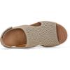 image:imagemysoft Walking Sandals for Women  Comfortable Wedge Sandals with Arch Support  Breathable Knit Open Toe Summer Shoes  Lightweight Non Slip Beach Sandals with Adjustable Hook and Loop StrapBrown