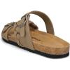 image:imagemysoft Womens Braided Cork Sandals Flat Adjustable Buckle Slides SlipOn Summer ShoesStone
