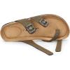 image:imagemysoft Womens Cork Footbed Sandals Double Adjustable Buckle Slide Sandals Slip On Walking Summer ShoesOlive