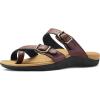 image:imagemysoft Womens Slide Sandals Adjustable Orthopedic Flip Flops Arch Support Comfortable Walking Summer ShoesBrown