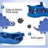 image:imagemysoft Kids Beach Water Shoes NonSlip Quick Dry Barefoot Swim Shoes Aqua Socks for Boys and Girls Toddler Little Big KidDinosaurs